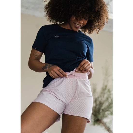 By Louise Dames korte pyjama set shortama blauw - Image 2