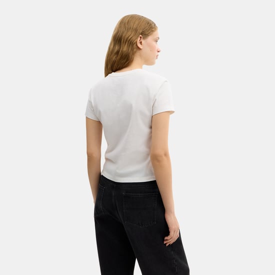 Bow T-Shirt In Organic Cotton - Image 3
