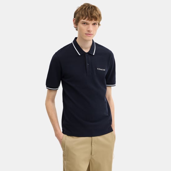Signature Trim Polo In Organic Cotton - Image 2