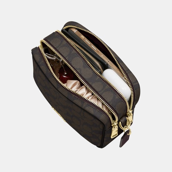 Mini Carey Crossbody Bag In Signature Canvas - Image 3