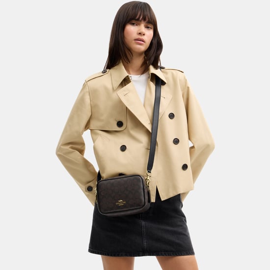 Mini Carey Crossbody Bag In Signature Canvas - Image 5