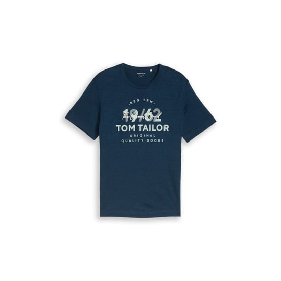 Tom Tailor Printed fine t-shirt navy - Image 1
