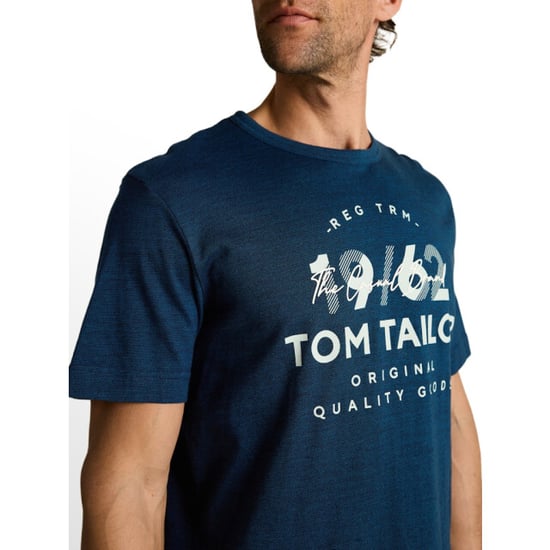 Tom Tailor Printed fine t-shirt navy - Image 5