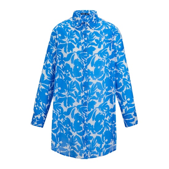 Regatta Dames Bloemen Shirt (Blauw) - Image 1