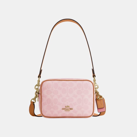 Mini Carey Crossbody Bag In Signature Canvas With Charms - Image 1