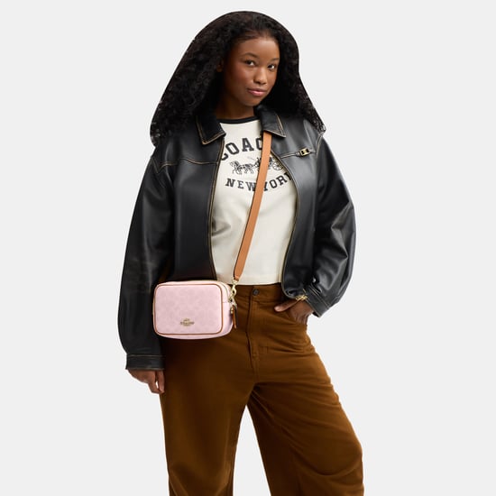 Mini Carey Crossbody Bag In Signature Canvas With Charms - Image 6