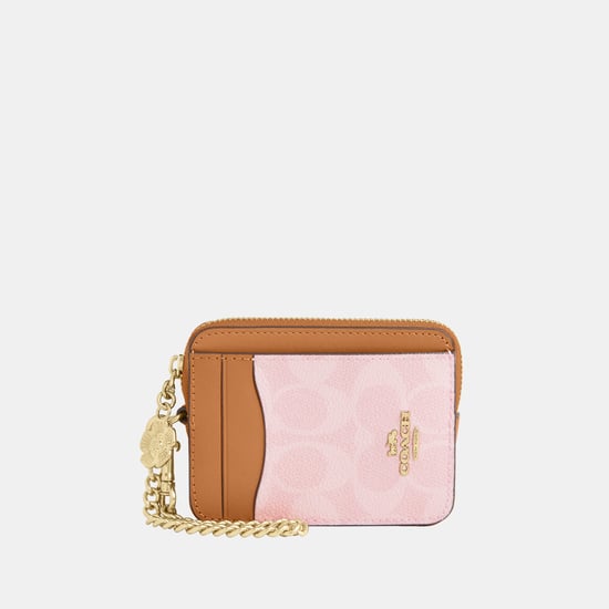 Zip Card Case In Signature Canvas With Charm - Image 1