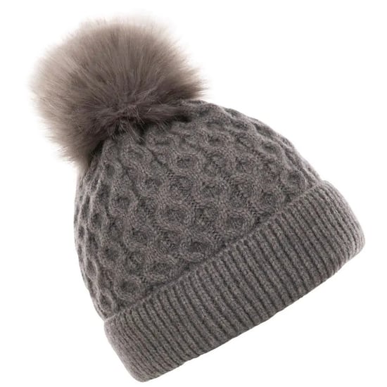 Trespass Kvinnor/Ladies Freja Pom Pom Mössa (Mörkgrå) - Image 2