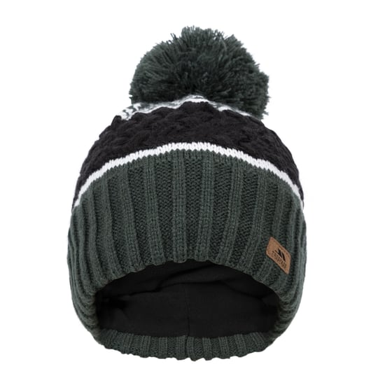 Trespass Barn/Kids Axel Beanie (Grangrön/Svart/Vit) - Image 3