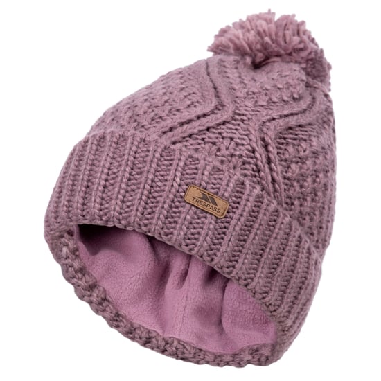 Trespass Womens/Ladies Zyra Knitted Beanie (Rose Tone) - Image 3