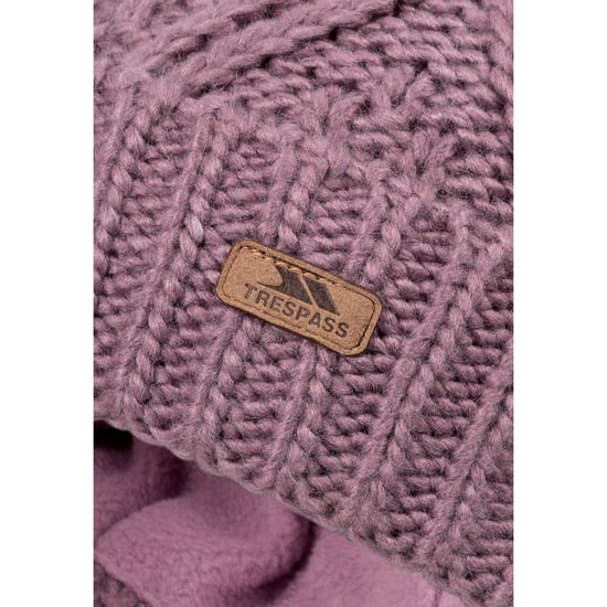 Trespass Womens/Ladies Zyra Knitted Beanie (Rose Tone) - Image 4
