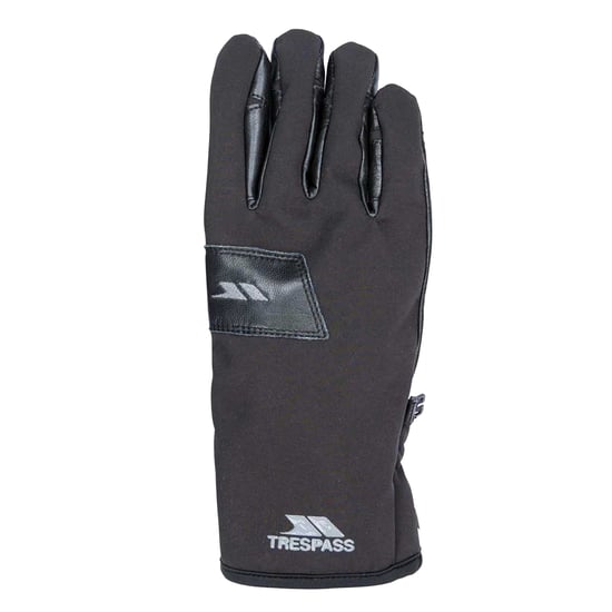 Trespass Alpini waterproof leren handschoenen voor volwassenen (Zwart) - Image 2