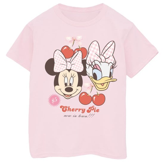 Disney Meisjes Cherry Pie Minnie Mouse & Daisy Katoenen T-Shirt (Baby Roze) - Image 1