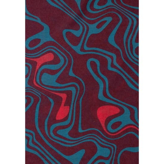 Trespass Womens/Ladies Rindell Neckwarmer (Dark Cherry Print) - Image 4