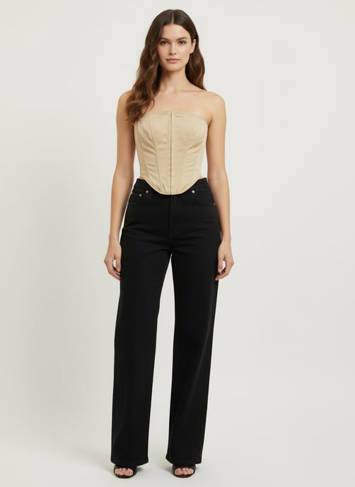 Stone Bardot Korsett-top - Image 1