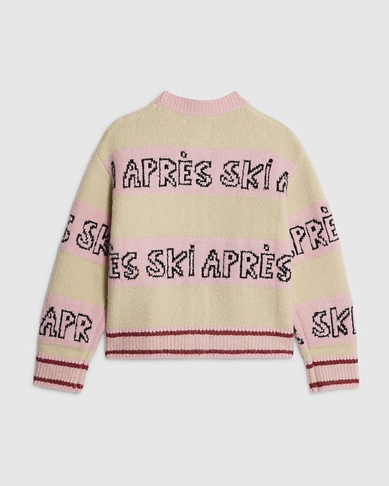River Island Girls Cardigan Nephthys Pink Après Ski - Image 2