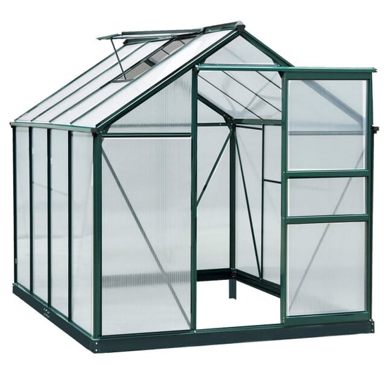 4goodz Tuinkas aluminium met polycarbonaat en kantelraam 190x252x201 cm - Image 1