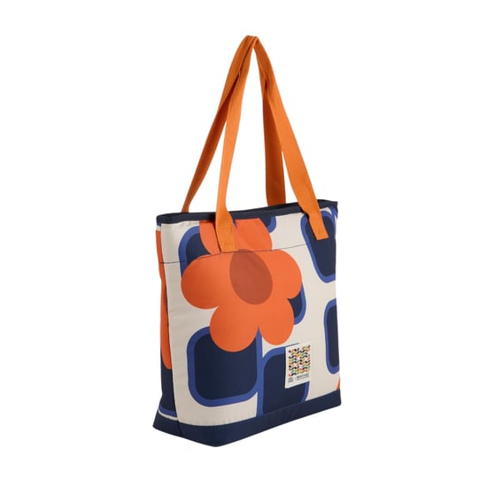 Regatta Orla Kiely 16L Giant Square Flower Cooler Tote Bag (Orange) - Image 3