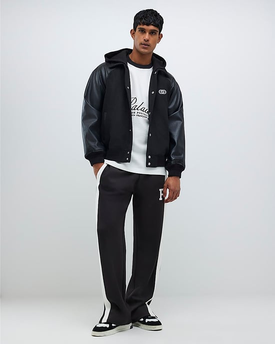 River Island Mens T-Shirt White Regular Fit Palais Badge - Image 3