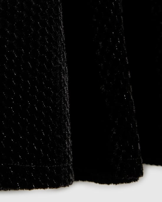 River Island Mini Girls Dress Black Velvet Bow - Image 3