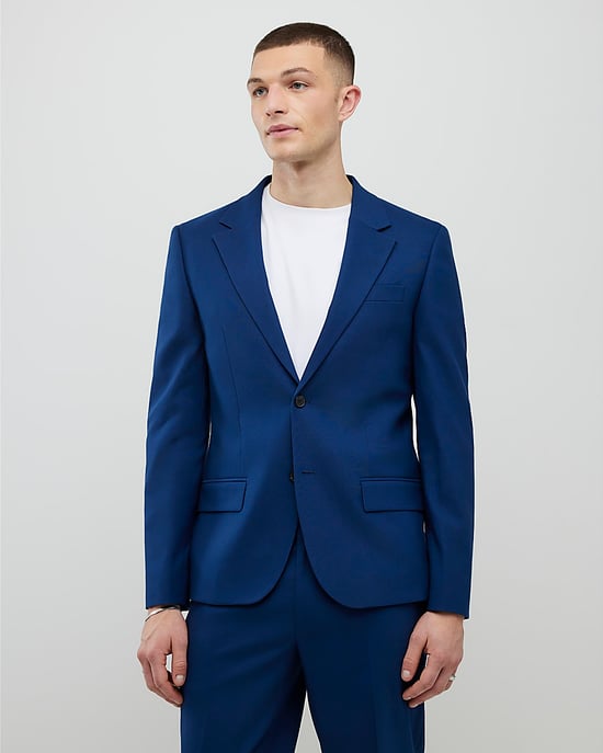 River Island Mens Suit Jacket Blue Slim Fit - Image 1