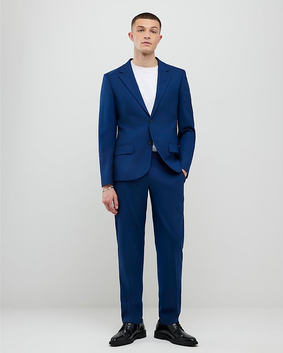 River Island Mens Suit Jacket Blue Slim Fit - Image 2