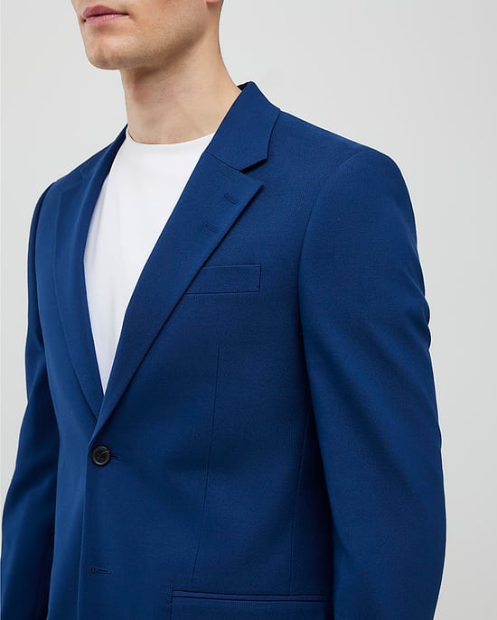 River Island Mens Suit Jacket Blue Slim Fit - Image 4