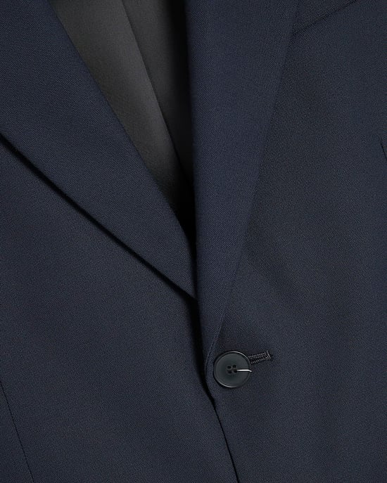 River Island Mens Suit Jacket Navy Stretch Skinny Fit - Image 4