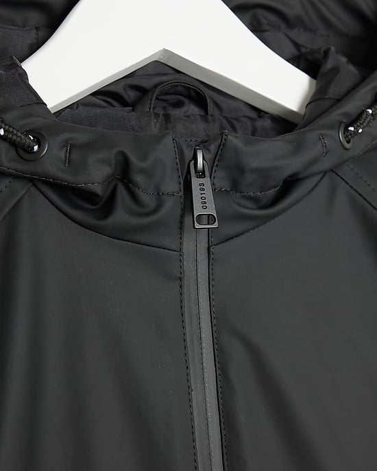 River Island Mini Boys Coat Black Raincoat - Image 2