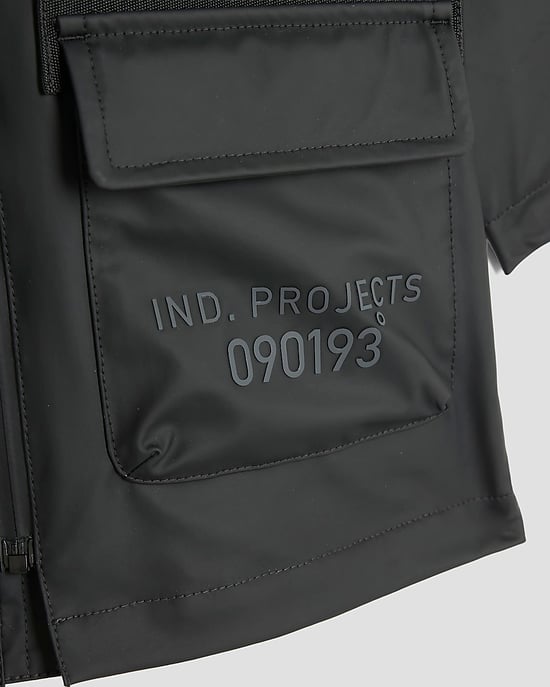 River Island Mini Boys Coat Black Raincoat - Image 3