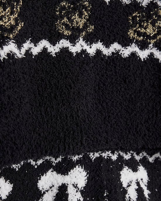River Island Girls Loungewear & Sock Set Black Cosy 2 Piece - Image 4