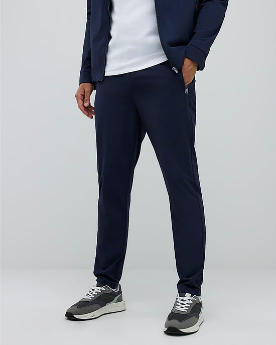 River Island Mens Chino Trousers Navy Skinny Fit - Image 2