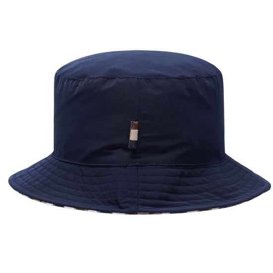 Aquascutum Active Reversible Bucket Hat Navy Blue Hat - Image 1