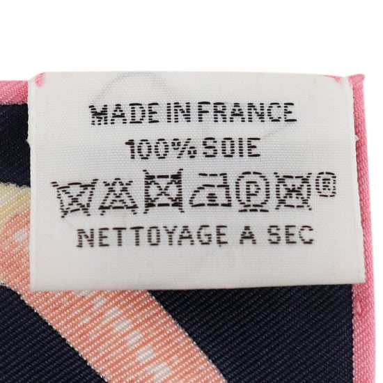 Pre-owned Gavroche Chevaloscope Neon Pointille Silk Scarf 45 - Image 2