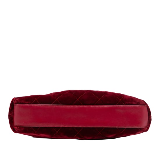 Tweedehands Cc Gequiltede Fluwelen Handtas - Image 3