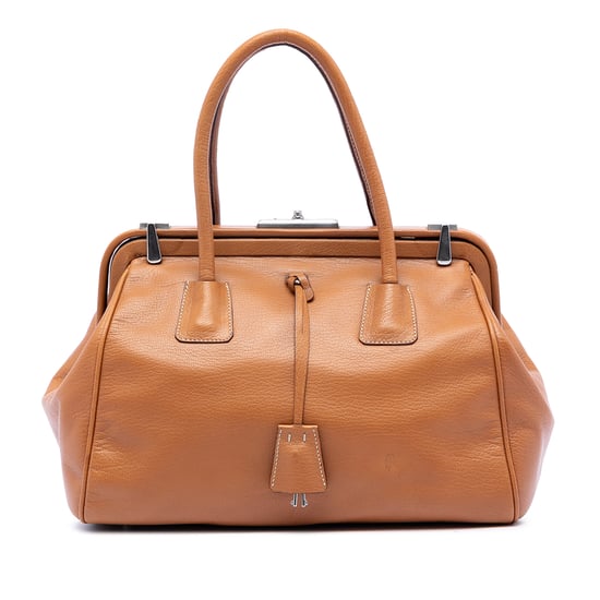 Pre-owned Goatskin Madras Cerniera Handbag - Image 1