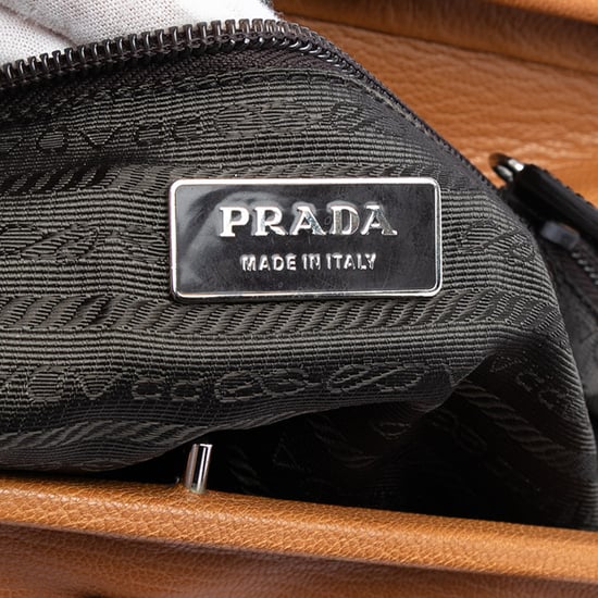 Pre-owned Goatskin Madras Cerniera Handbag - Image 5