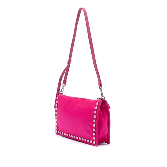 Pre-owned Tessuto Studded Etiquette Shoulder Bag - Image 2