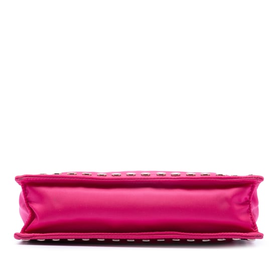 Pre-owned Tessuto Studded Etiquette Shoulder Bag - Image 3