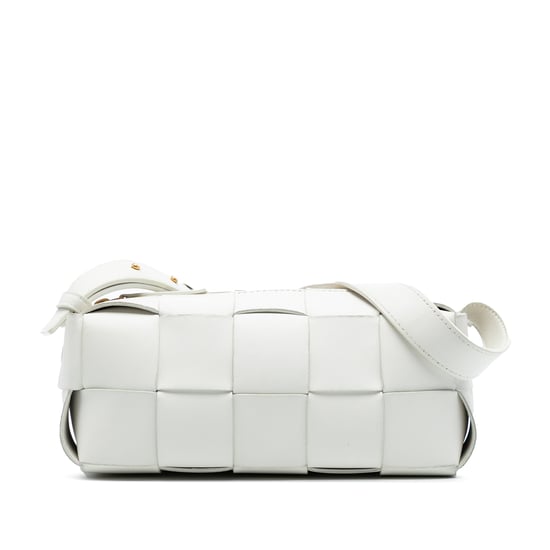 Pre-owned Small Lambskin Intrecciato Brick Cassette - Image 1
