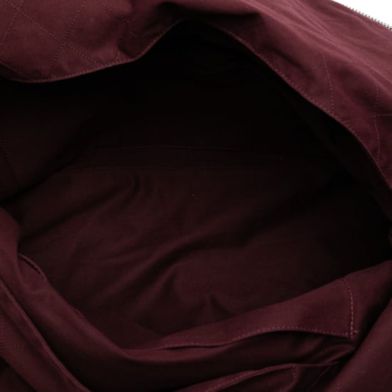 Tweedehands XL Gequilted Coated Canvas Horizontale Sport Weekendtas - Image 4
