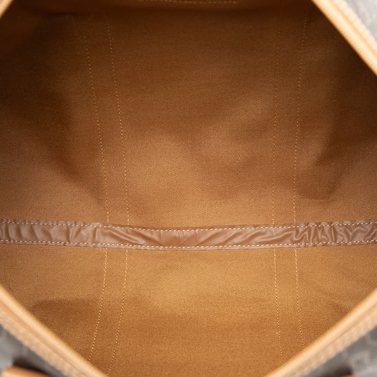 Pre-owned Honeycomb Coated Canvas Travel Bag - Image 4