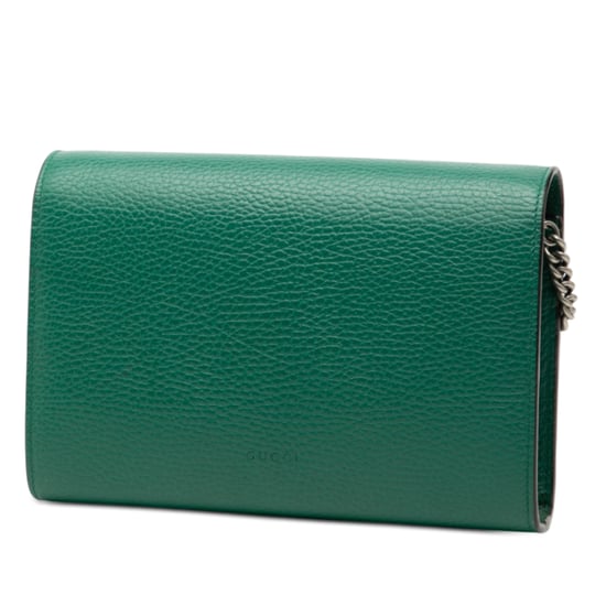 Tweedehands Leren Dionysus Wallet On Chain - Image 2