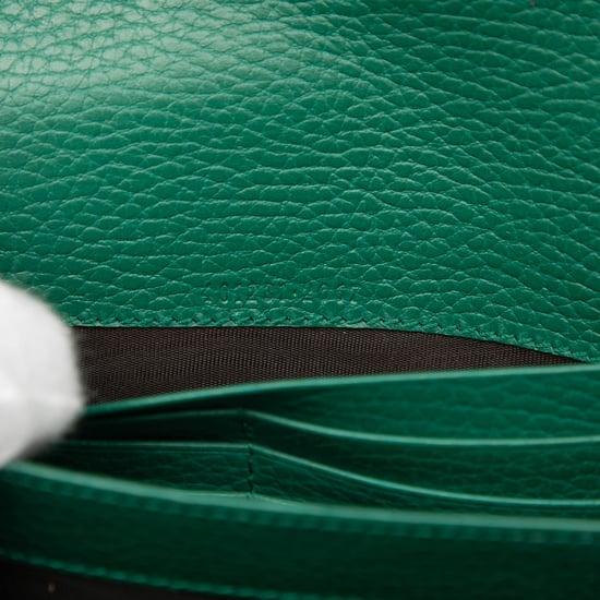 Tweedehands Leren Dionysus Wallet On Chain - Image 5
