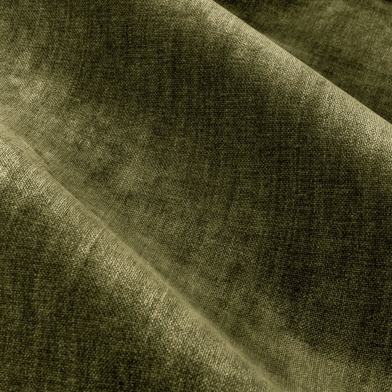 Heavy Chenille Blackout Eyelet Curtain Pair, Olive - Image 5