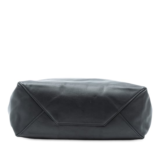 Pre-owned Bicolor Leather Vertical Cabas Tote - Image 4