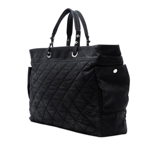 Pre-owned Xl Quilted Coated Canvas Paris Biarritz Tote - Image 2