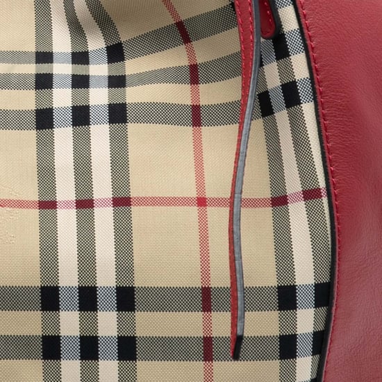 Pre-owned Small Haymarket Check Canvas And Leather Canterbury Tote - Image 6