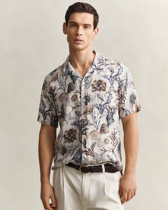 Regular Fit Shirt in Ivory - Image 1