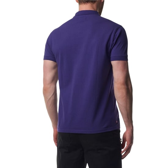 Aquascutum Active Cotton Polo Dry-fit Purple Polo Shirt - Image 4